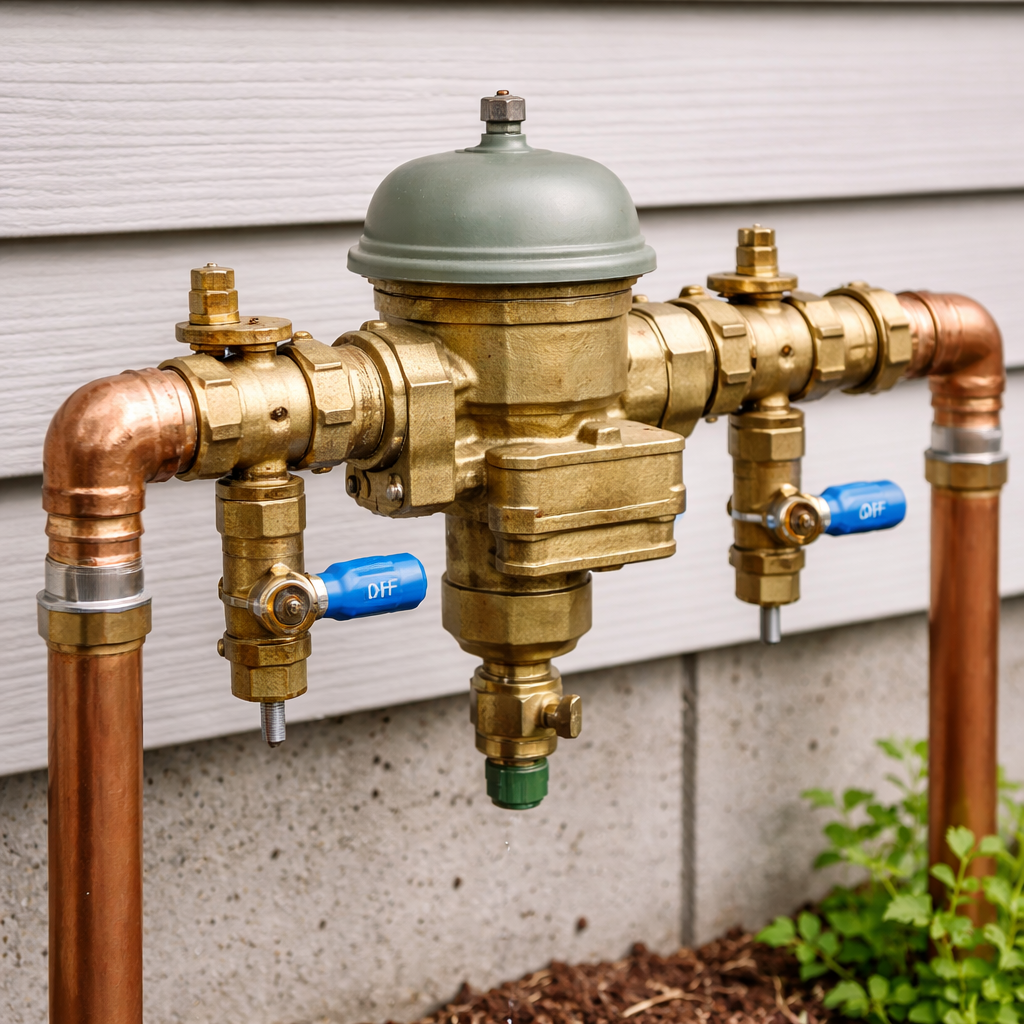 Backflow preventer installation